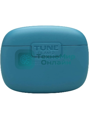 Наушники TWS JBL Tune Beam бирюзовый, внутриканальные, Bluetooth, активное шумоподавление, быстрая зарядка, до 12 ч
