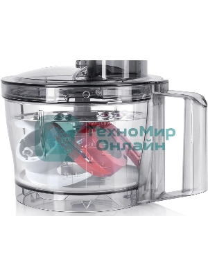 Кухонный комбайн Bosch MCM3501M 800 Вт, Скорости: 2, Блендер 1 л, Чаша 2.3 л, черный/серебристый