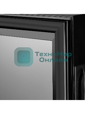 Винный шкаф Kuppersberg RSW 82, отдельностоящий, High-Tech, объем 128 л, вместимость 40 бутылок, диапазон температуры 5-20 градусов, механическое открытие двери, 6 полок из бука, LCD дисплей, уровень шума 38 дБ, черный