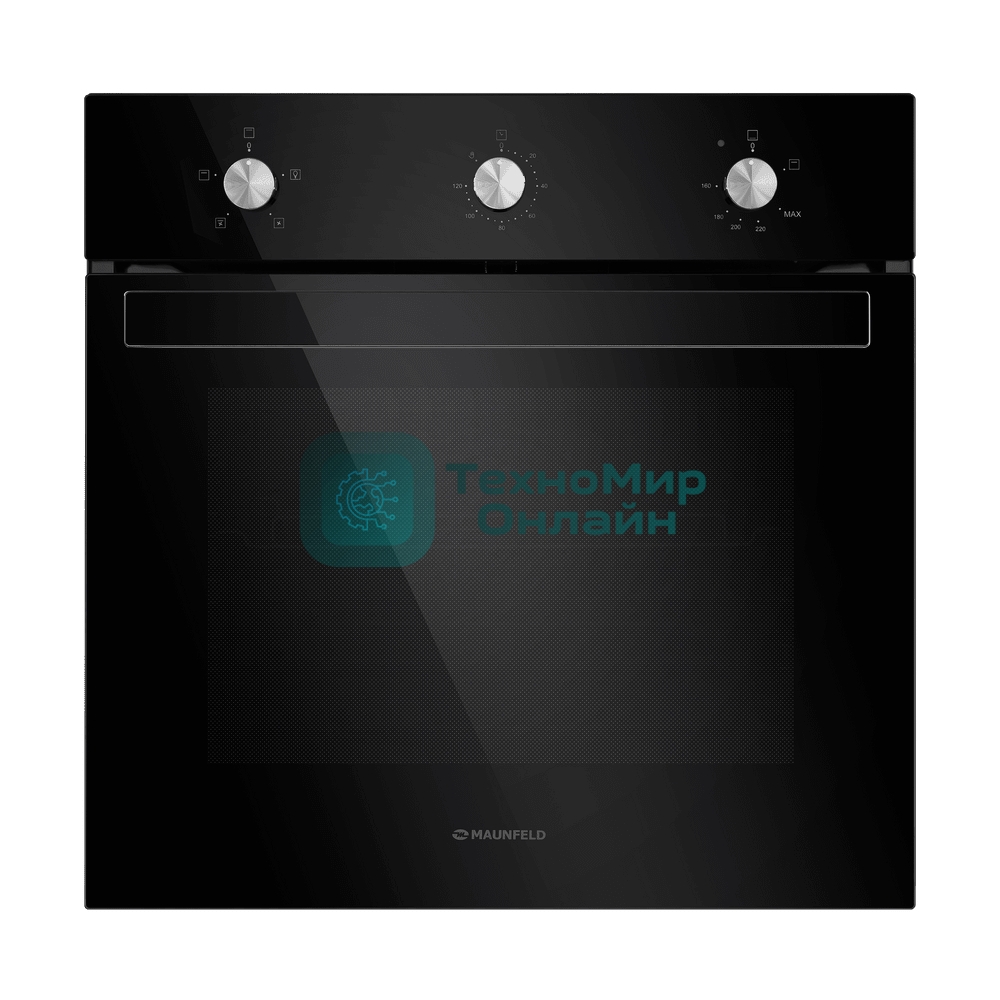 Шкаф духовой газоэлектрический Maunfeld EOGC604B Slim