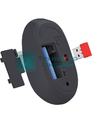 Мышь беспроводная Defender Smart MM-396 черный, 1600 dpi, радиоканал, Bluetooth, USB, кнопки - 3