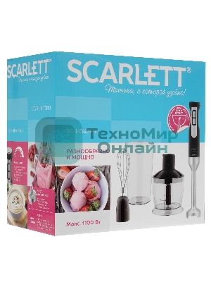 Блендер погружной Scarlett SC-HB42F61 черный