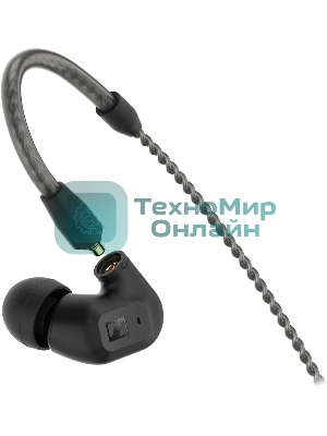 Проводные наушники Sennheiser IE 200 черный, внутриканальные, Jack 3.5 мм
