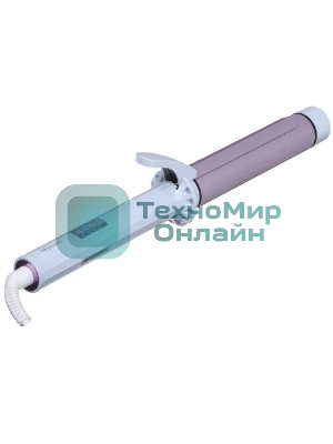 Щипцы для завивки волос Centek CT-2097 белый/сиреневый, 32 мм, 210 °C, 5 режимов