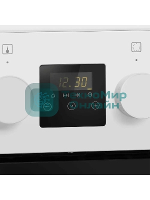 Плита электрическая Maunfeld MEC57CW08TD белый, конфорок 4 шт, духовка 59 л, 50 см x 85 см x 60 см