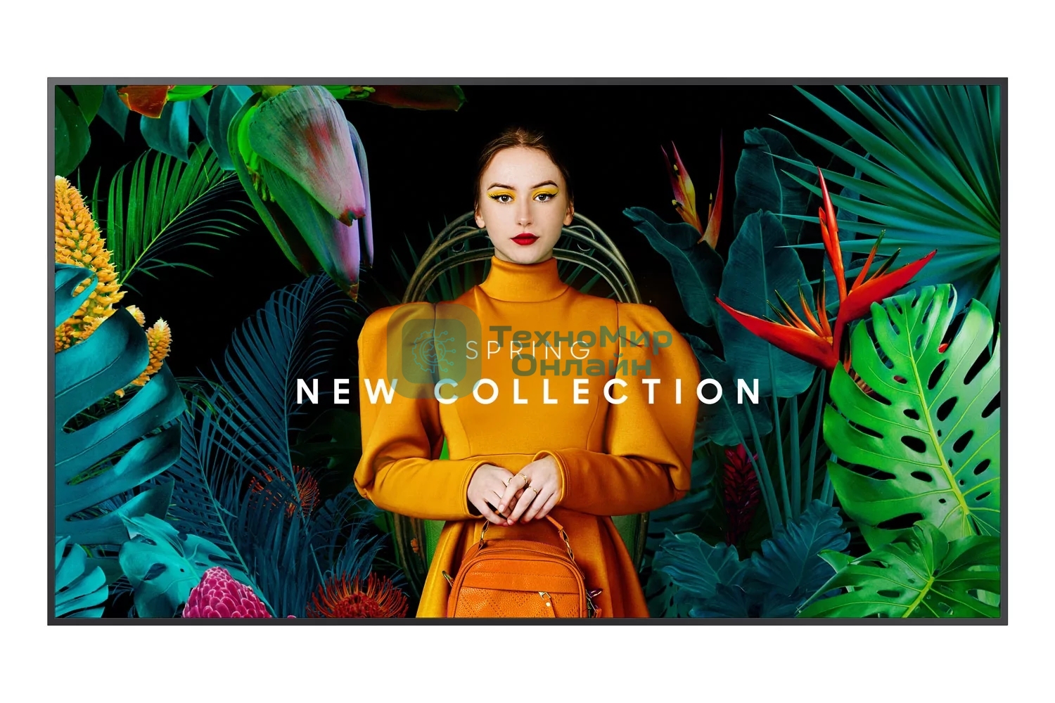 Панель Samsung QB75C черный VA, 75