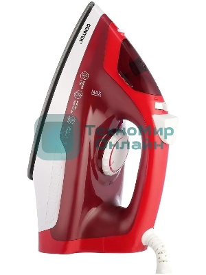 Утюг Centek СТ-2347 пурпурный/белый, 1800 Вт, 20 г/мин, 80 г/мин, 200 мл