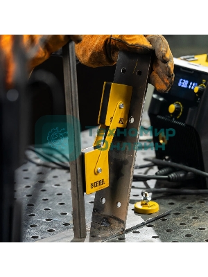 Фиксатор магнитный шарнирный Denzel для сварочных работ усилие 2x50 LB