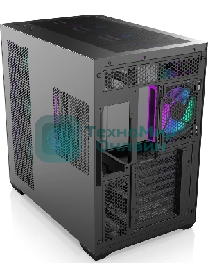 Компьютерный корпус без блока питания Case Raijintek ATREUS BT4, Midi-Tower, TG, 4x120мм ARGB, 2xUSB-A 3.0 + 1xUSB Type-C, E-ATX, ATX, mATX, mITX черный