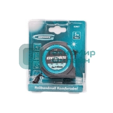 Рулетка Gross 32561 komfortabel 5м х 19мм обрезиненный корпус