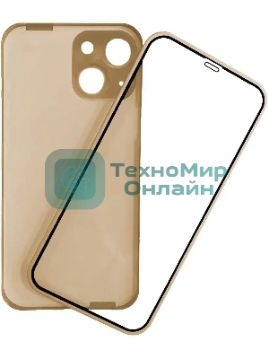 Чехол (клип-кейс) Gresso Smart Slim 360, для Apple iPhone 13, золотистый gr17smt502