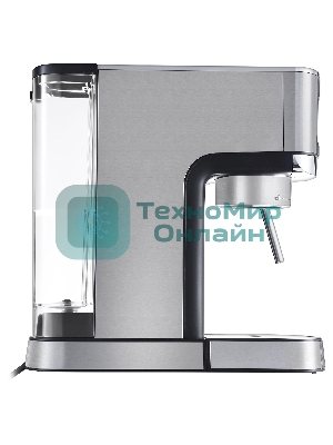 Кофеварка рожковая Evelux ECM 1009 Aroma нержавеющая сталь, исп. кофе - молотый, 1.2 л, 1350 Вт, 20 бар