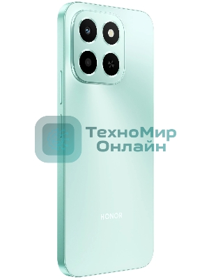 Смартфон HONOR X6c 6/128Gb, CYAN (зеленый, цвета морской волны, океанический голубой)