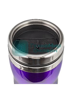 Термокружка Lara LR04-36 0,5 л, высота 18 см, диаметр 8 см, стальная внутренняя поверхность