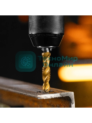 Сверло-метчик Denzel М10 х 1,5 мм, Р6М5