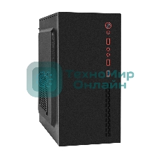 Компьютерный корпус Minitower ExeGate BAA-403U2-UNS450 (mATX, БП UNS450 с вент. 12см, 1*USB/2*USB 3.0, HD Audio, черный)
