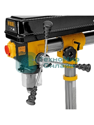 Станок сверлильный радиальный Denzel DDM-550R, 550 Вт, 16 мм, 12 ск., настольный