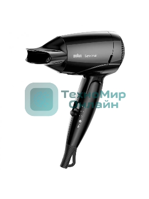 Фен Braun BRHD130E 1200Вт черный