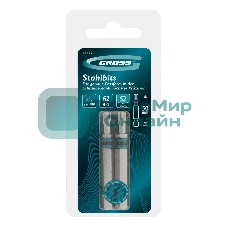 Бита Gross Torx 20х50 мм, сталь S2, шестигр., 2 шт.
