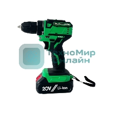 Дрель-шуруповерт аккумуляторная Zitrek Greenpower 20 Pro 063-4061, Аккумуляторная, 20В, 2 АКБ, Кейс