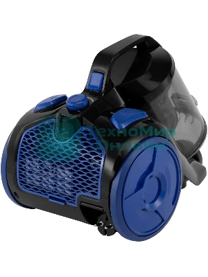 Пылесос Starwind SCV2555 черный/синий, 400/2500 Вт, уборка сухая, пылесборник контейнер 3 л