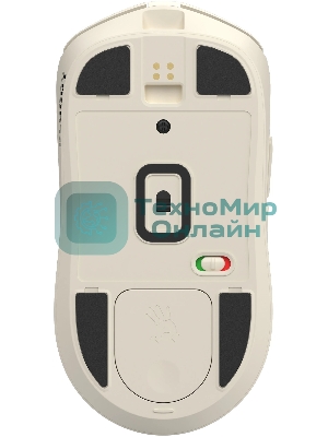 Мышь беспроводная/проводная A4Tech Bloody R72 Ultra Duo Proxy Boom бежевый, 20000 dpi, USB Type-A/Type-C, радиоканал, кнопки-7