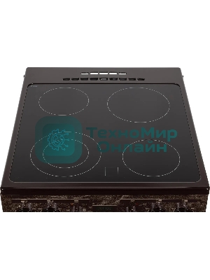 Плита газовая Gefest ПГ 6500-03 0054 коричневый, конфорок 4 шт, духовка 52 л, 60 см x 85 см x 60 см