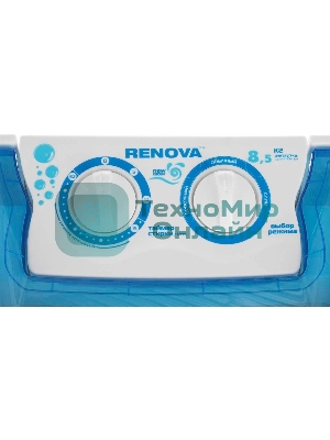 Стиральная машина Renova WS-85PE (R) белый, загрузка вертикальная 8,5 кг, отжима нет, класс: А