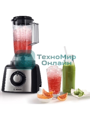 Кухонный комбайн Bosch MCM3501M 800 Вт, Скорости: 2, Блендер 1 л, Чаша 2.3 л, черный/серебристый