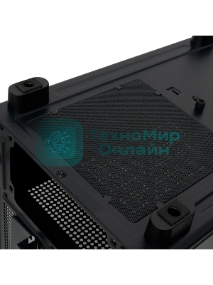 Компьютерный корпус HSPD M510, Mesh Mid Tower, черный, TG, 0.5 SPCC, 4x120мм ARGB ATX, mATX, mITX 180/280/160мм 1x2.5