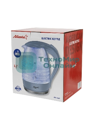 Чайник электрический Atlanta ATH-2467 синий