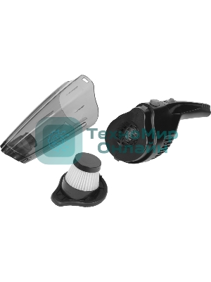 Пылесос ручной Ritmix CVC-003 черный/серый, 70 Вт, уборка сухая, пылесборник контейнер 0.32 л