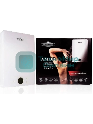 Электрический проточный водонагреватель PrimoClima AMOR 8.8 кВт, белый