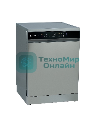 Посудомоечная машина Бирюса DWF-615/03 I, серый, 59.8 см, 15 компл., 42 дБ, класс A+++