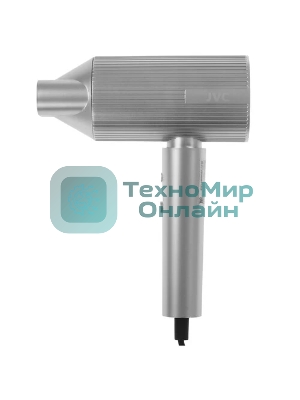 Фен JVC JHD012 серый/серебристый, 1800 Вт