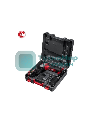 Угловая шлифовальная машина ЗУБР 18В, 1 АКБ (4Ач), в кейсе. УШМ-18-125-41