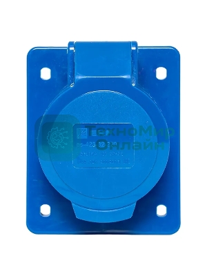 Розетка стационарная внутренняя EKF 423 ps-423-32-220 32А 220В 2P+E IP44
