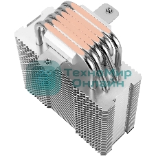 Кулер для процессора Thermalright Burst Assassin 120 SE черный/серебристый (4-pin PWM, 148мм, Al/Cu, 6x6мм, 1x120мм, 66.17CFM, 25.6dBA, 1550RPM, S: 1851/1700/1200/115X, AM5/AM4)
