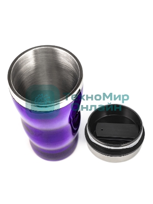 Термокружка Lara LR04-36 0,5 л, высота 18 см, диаметр 8 см, стальная внутренняя поверхность