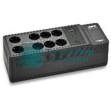 Источник бесперебойного питания APC Back-UPS ES 850VA/520W, 230V, 8 Schuko (2 Surge & 6 batt.), USB, USB charge(type A,C), Data/DSL protect.,(BE700G-RS, BE850G2-GR analogue), 1 year warranty