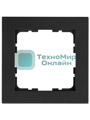 Рамка Jasmart 1-м G-Classic антрацит