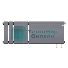 Радиатор биметаллический Royal Thermo Infinity 300 Silver Satin VR80 - 12 секц.