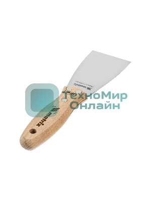 Шпательная лопатка Matrix из нержавеющей стали, 60 мм, буковая рукоятка, EFP