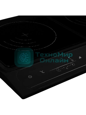 Плита настольная электрическая Hyundai HYC-0107 черный стеклокерамика (настольная)