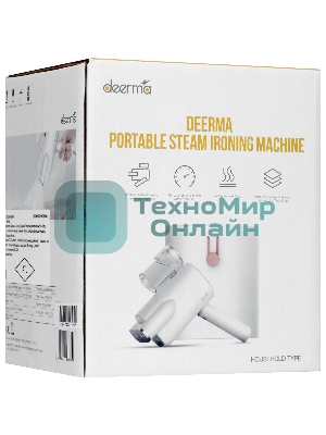Отпариватель Deerma Garment Stremer HS007 белый, 800 Вт, 30 г/мин, 100 мл