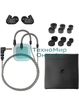 Проводные наушники Sennheiser IE 200 черный, внутриканальные, Jack 3.5 мм