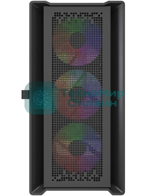 Корпус PowerCase ByteFlow Micro Black LE, Micro-Tower, чёрный