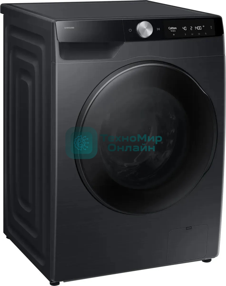 Стирально-сушильная машина Samsung WD11DG6B85BBLP черный, загрузка фронтальная 11 кг, 1400 об/мин, класс: A