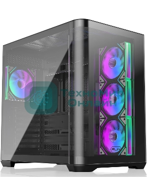 Компьютерный корпус без блока питания Case Raijintek ATREUS BT4, Midi-Tower, TG, 4x120мм ARGB, 2xUSB-A 3.0 + 1xUSB Type-C, E-ATX, ATX, mATX, mITX черный