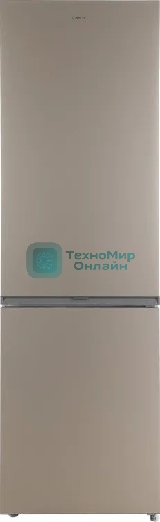 Холодильник Candy CFN6200G золотистый двухкамерный 243/91л морозилка снизу, No Frost